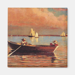 Winslow Homer: Glouchester Harbour, 1873, Kunstwer Magnet