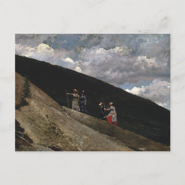 Winslow Homer - In den Bergen Postkarte (Vorderseite)