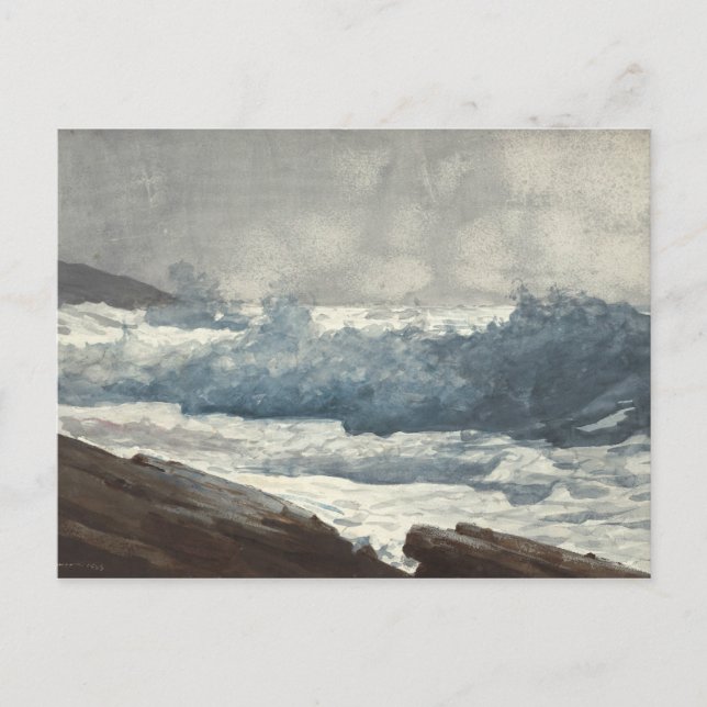 Winslow Homer - Prout's Neck, Breakers Postkarte (Vorderseite)