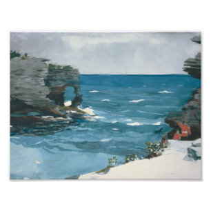Winslow Homer - Rocky Shore, Bermuda Fotodruck