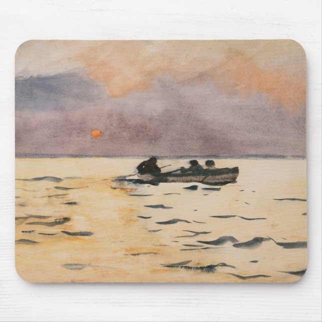 Winslow Homer - Ruwing Zuhause Mousepad (Vorne)