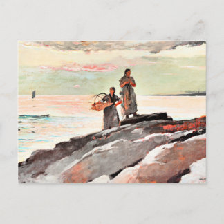 Winslow Homer - Saco Bay, schöne Kunst, Postkarte