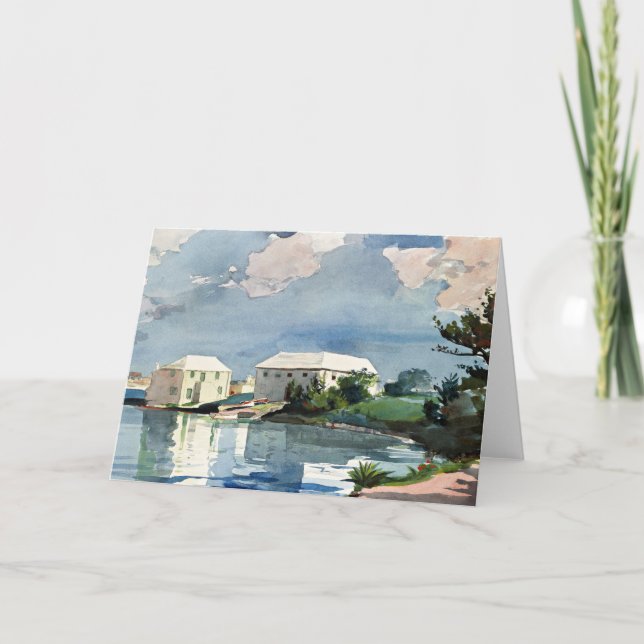 Winslow Homer, Salt Kettle, Bermuda Karte (Vorderseite)