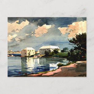 Winslow Homer - Salzkessel, Bermuda Postkarte
