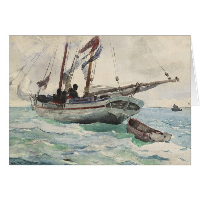 Winslow Homer - Schooner - Nassau (Vorderseite (Horizontal))