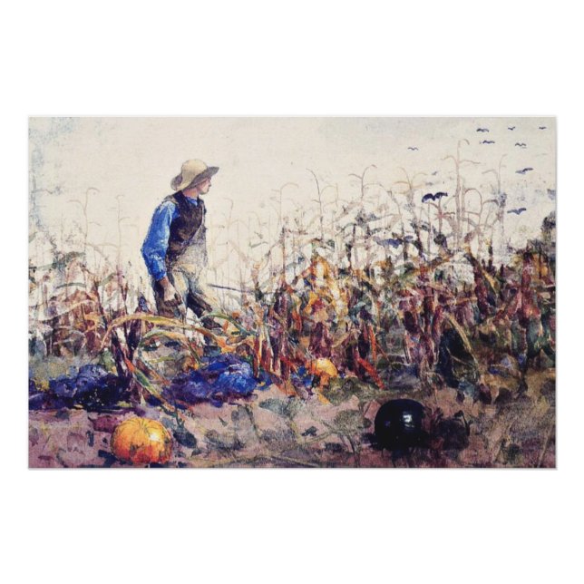 Winslow Homer - Unter den Gemüsen, Poster (Vorderseite)