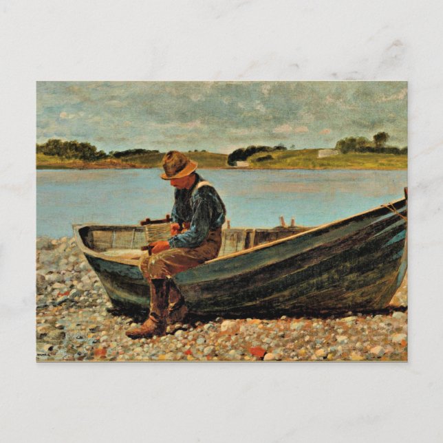 Winslow Homer - Windlinie Postkarte (Vorderseite)
