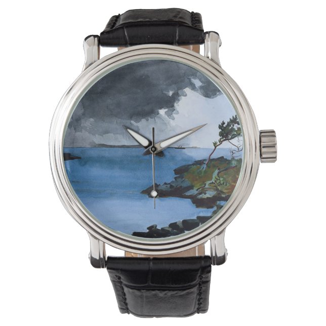 Winslow Homer's "The Coming Storm" Armbanduhr (Vorderseite)