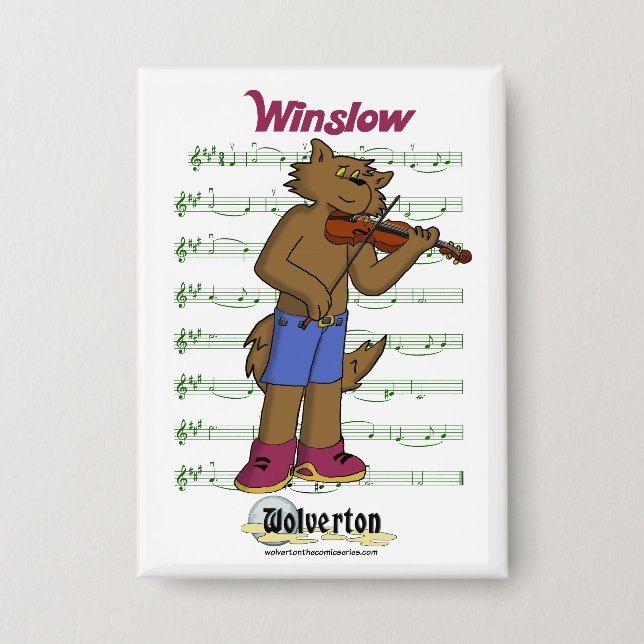 Winslow Magnet Button (Vorderseite)