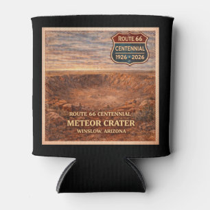Winslow Meteor Krater Arizona 66 Dosenkühler