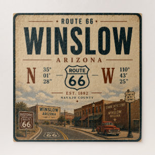 Winslow Wonder: Route 66 Retro-Kunst