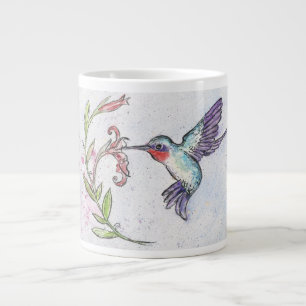 Winsome Hummingbird-Design auf einer Tasse / Cup