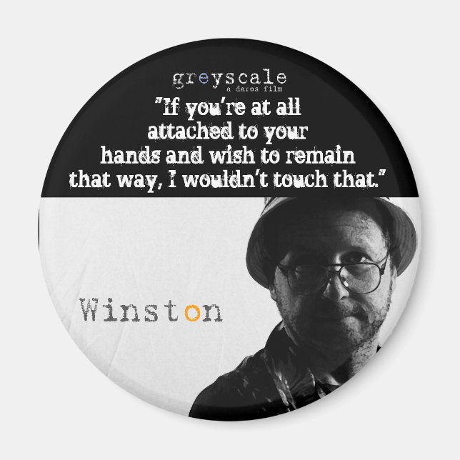 Winston Button Magnet (Vorne)
