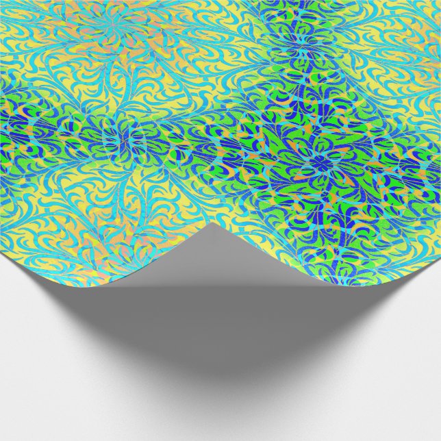 Winston Chartreuse Lapis Geschenkpapier (Ecke)