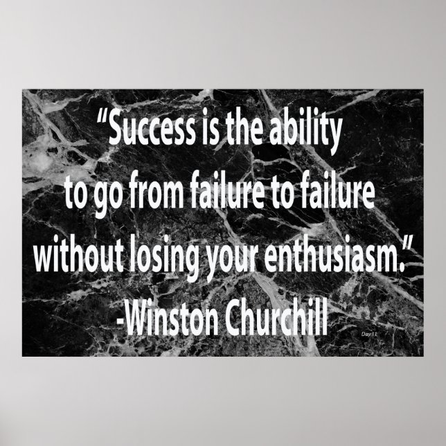 Winston Churchill: Erfolg Poster (Vorne)