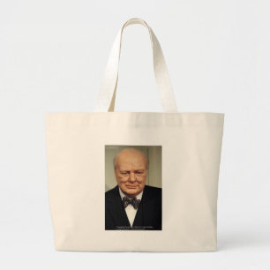 Winston Churchill Failure Wisdom Zitat Geschenke Jumbo Stoffbeutel