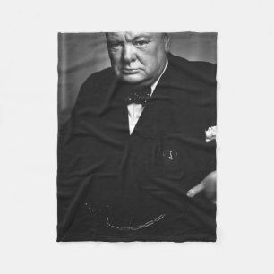 Winston Churchill Fleecedecke
