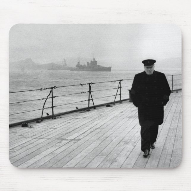 Winston Churchill in Meer Mousepad (Vorne)