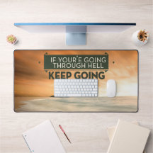 Winston Churchill Inspiration Zitat "Behalt Go"
