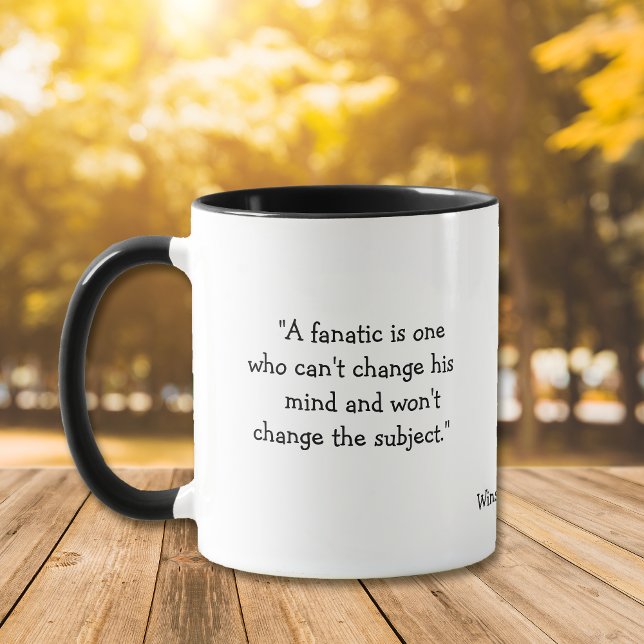 Winston Churchill Konservative Liberals Fanatics Tasse (Von Creator hochgeladen)