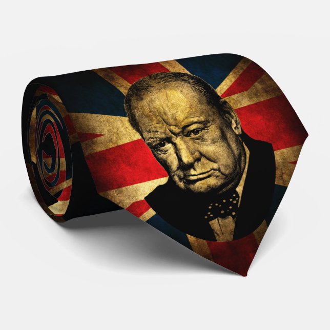 Winston Churchill Krawatte (Gerollt)
