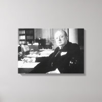 Winston Churchill Leinwand
