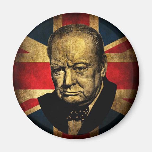 Winston Churchill Magnet (Vorne)
