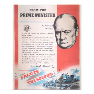 Winston Churchill, Neuauflage des britischen Fotodruck