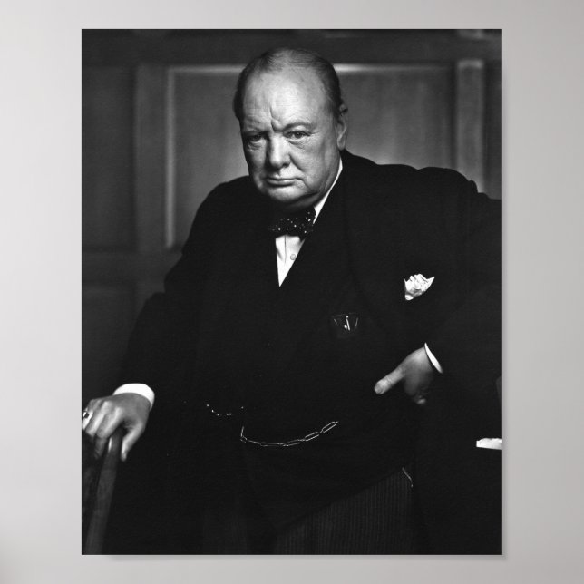 Winston Churchill Poster (Vorne)