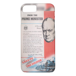 Winston Churchill, Reprint des britischen Posters  Case-Mate iPhone Hülle