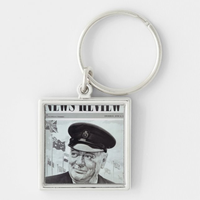Winston Churchill Schlüsselanhänger (Vorne)