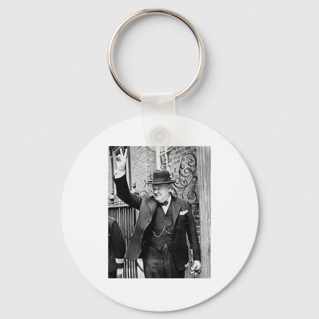 Winston Churchill Schlüsselanhänger (Vorderseite)