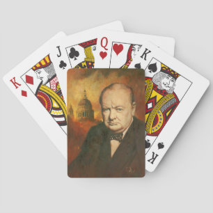 Winston Churchill Spielkarten