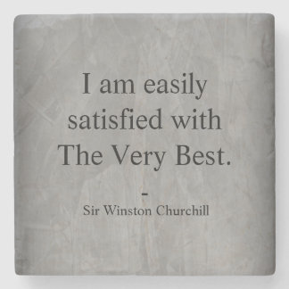 Winston Churchill Zitat; Das Allerbeste Steinuntersetzer