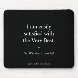Winston Churchill Zitat: Das Beste Mousepad