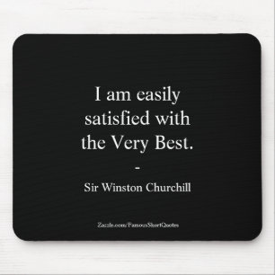 Winston Churchill Zitat: Das Beste Mousepad