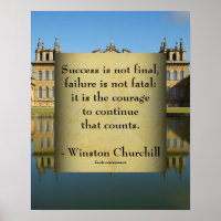 Winston Churchill Zitat; Erfolg Blenheim Palace