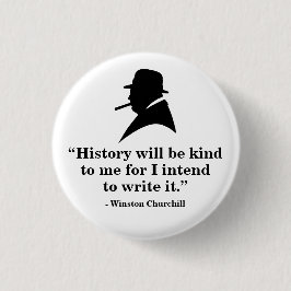 Winston- ChurchillAbzeichen - Zitat 18 Button
