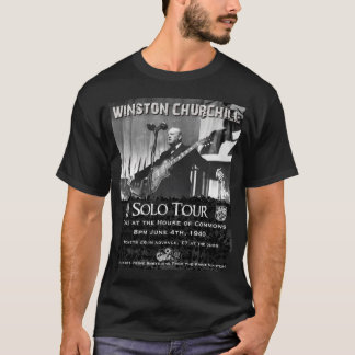 WINSTON- CHURCHILLkonzert-Plakat-T - Shirt