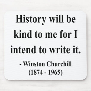 Winston- Churchillzitat 7a Mousepad