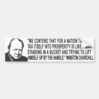 Winston- Churchillzitat-Autoaufkleber Autoaufkleber