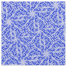 Winston Delft Blau und Weiß Stoff