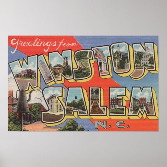 Winston-Salem, North Carolina Poster (Vorne)