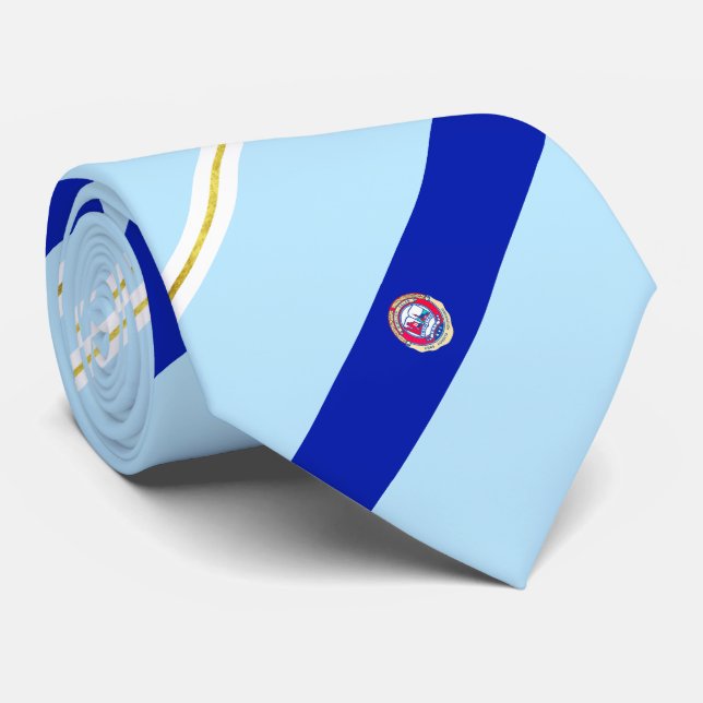 Winston-Salem (North Carolina) Stadtflagge Neck Ti Krawatte (Gerollt)