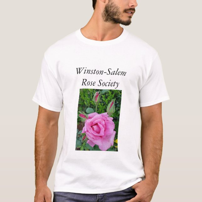 Winston-Salem Rose Society Men's Basic T - Shirt (Vorderseite)