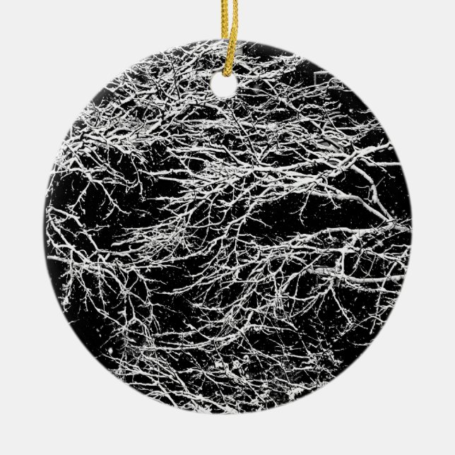 'Winter Abstrakt' Ornament (Vorne)