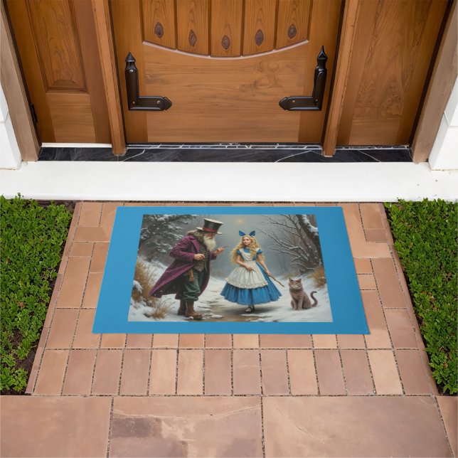 Winter Alice Doormat Fußmatte (Außenbereich)