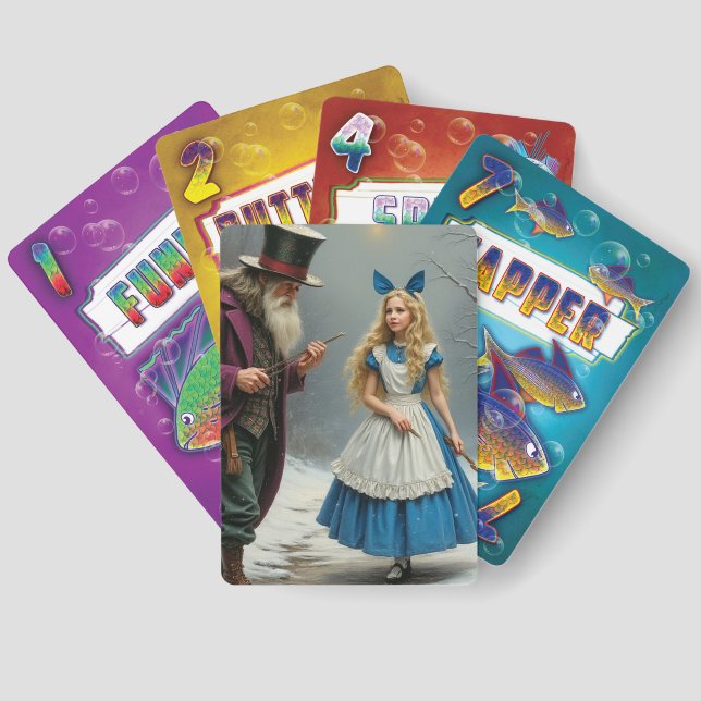 Winter Alice Go Spielkarten (Rückseite)