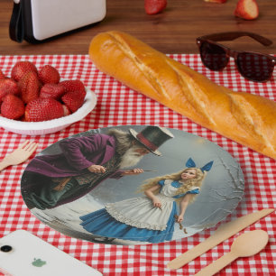 Winter Alice große Papierplatten Pappteller