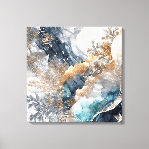 Winter Alkohol am Steuer Art Wrapped Canvas Leinwanddruck